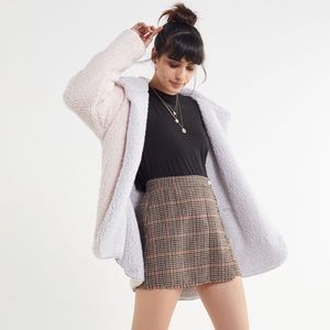 Brand New UO Carmella Cozy Reversible Teddy Jacket